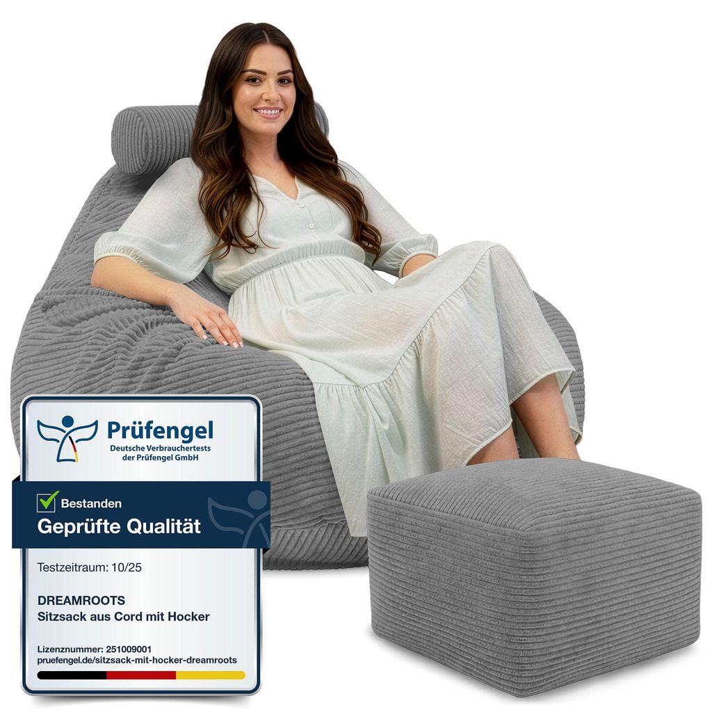 Dreamroots Bean Bag, Puff 90x90x100 cm, pouf con Immagine del prodotto 