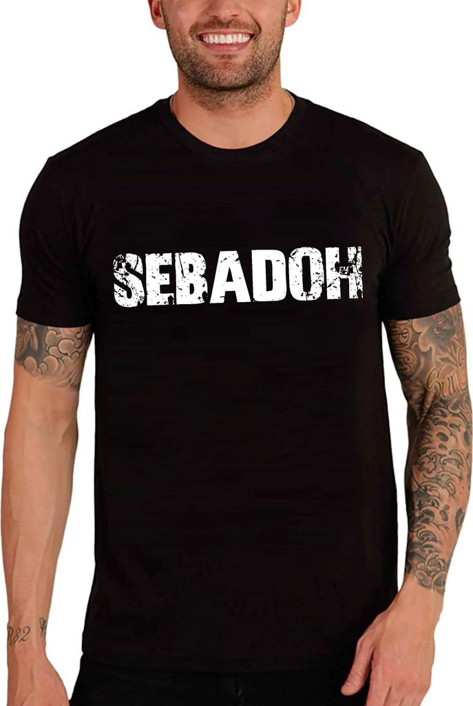 Herren Grafik T-Shirt Sebadoh Öko-Verantwortlich Vintage Jahrgang Kurzarm Lustige Druck Geburtstag Geschenk Mann