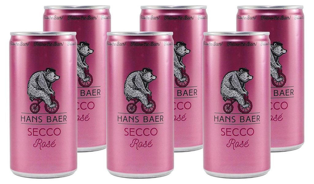 Hans Baer Secco Rosé -trocken- (12 x 0,2L) Produktbild 