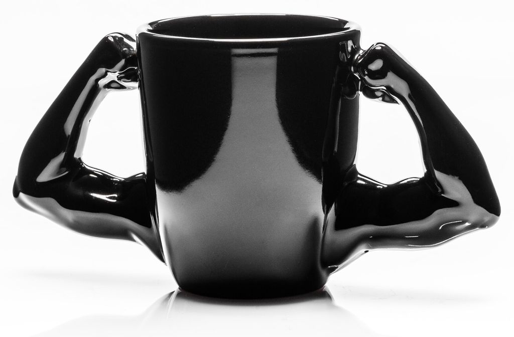 Strength Mug für den Sportler - Schwarz