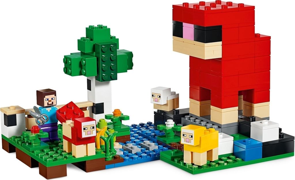 LEGO Minecraft The Wool Farm Building Set, Zestaw do Zdjęcie produktu 