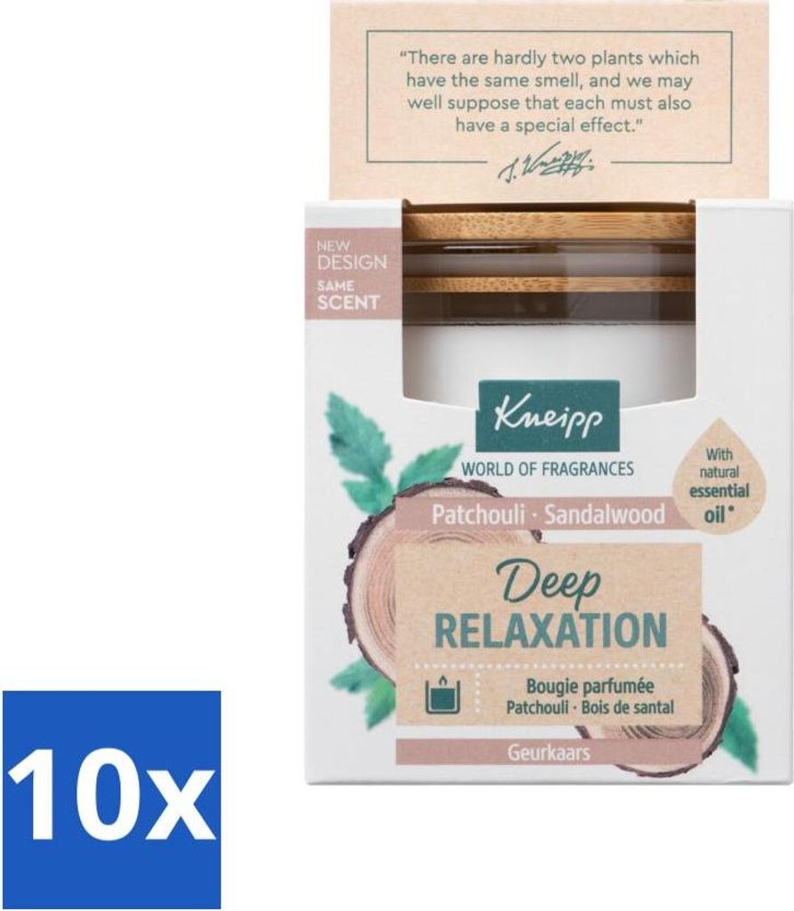 Kneipp - Vonná svíčka - Hluboká relaxace - Sandalové dřevo Obrázek produktu 