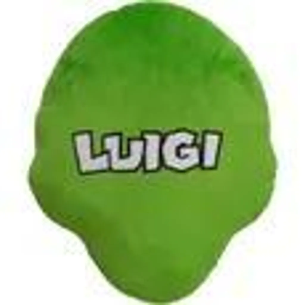 Coussin 3D Luigi Super Mario Bros en Microfibre Douce de 40 cm
