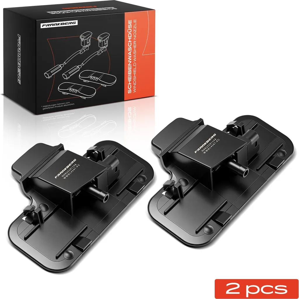 Gicleur Lave-Glace Chauffant Avant pour Mercedes E300 E420 - Lot de 2