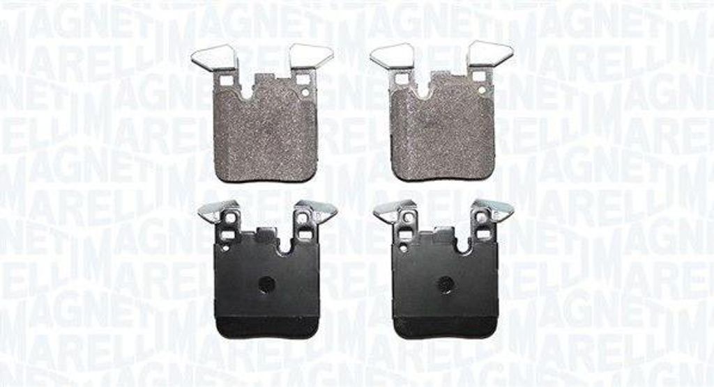 MAGNETI MARELLI Bremsbeläge Satz Hinten Bremsklötze für BMW 1 Schrägheck (F20) 363916061283