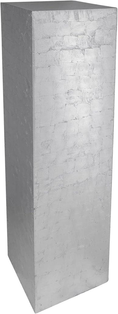 VIVANNO Podest Fiberglas PODEST Säule, Blattsilber Produktbild 