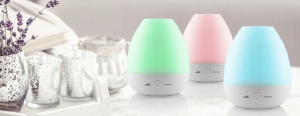 Diffuseur ultrasons ETA Aroma Essencio avec éclairage LED multicolore - 8