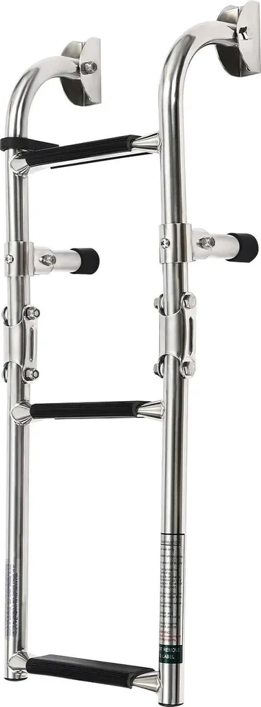 Offerta Scaletta Barca 3 Gradini Inox 304 | Antiscivolo e Robusta