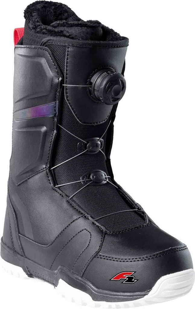 F2 Damen Snowboard Softboots Glam Atop Gr. 40 (MP 26,0) Schwarz 2024/25