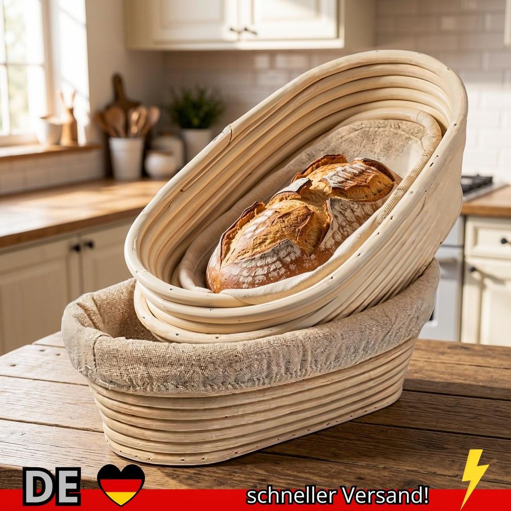 Brotkorb Rattan Handgefertigt Weidenkorb Natur Korb