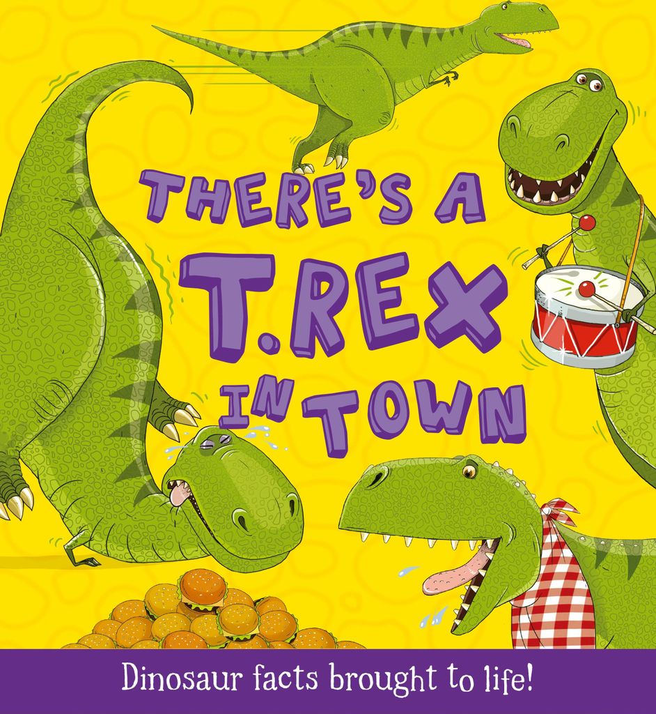 Es ist ein T-Rex in der Stadt