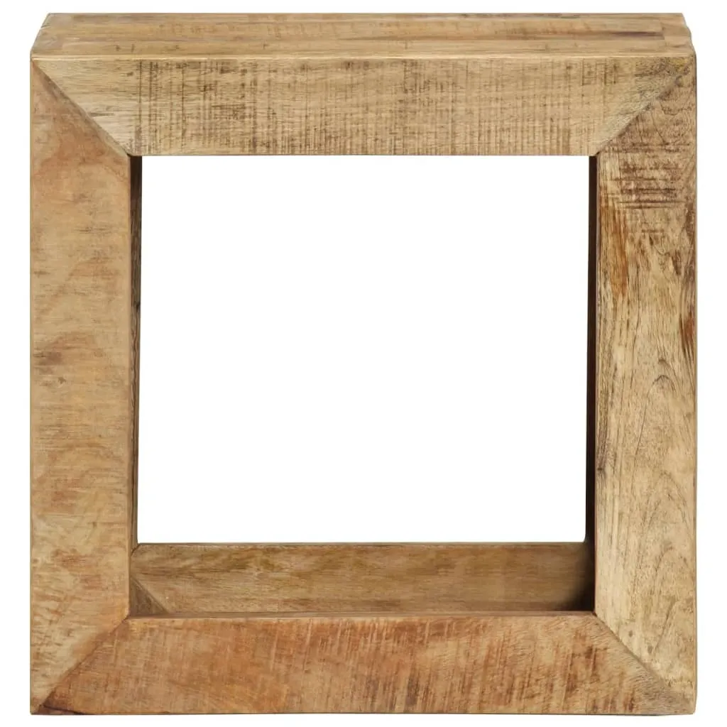 Sgabello 40x30x40 cm in legno massiccio di mango