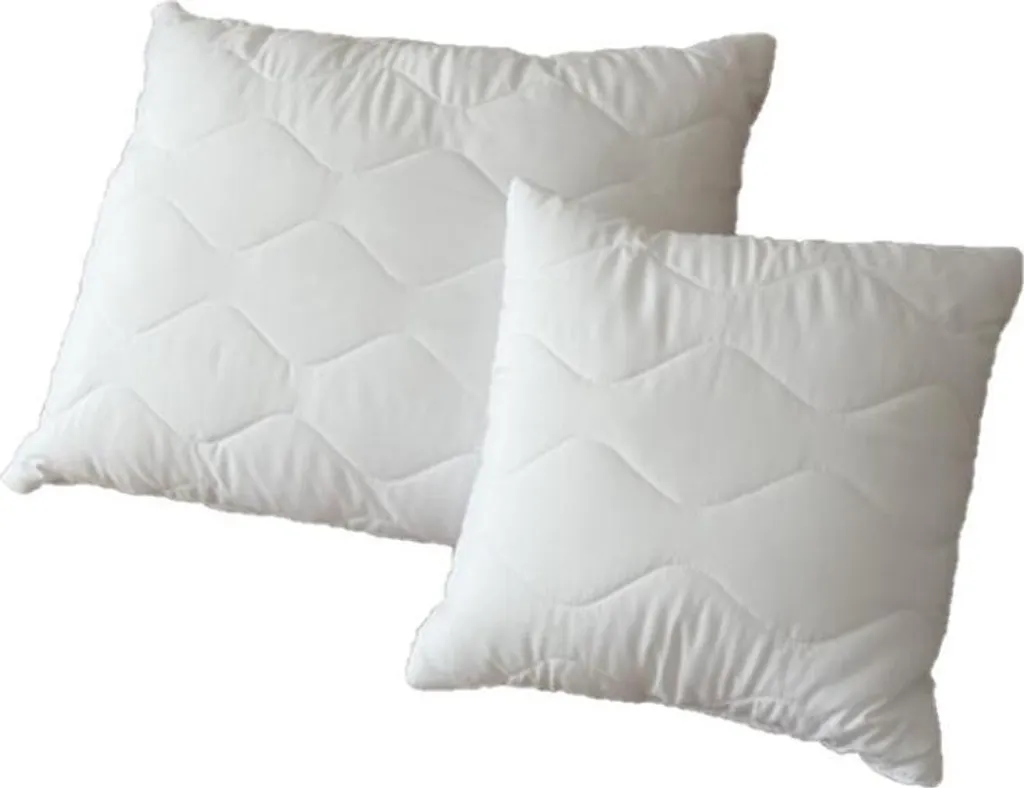 Oreiller 70x80 pour Sommeil Sain en Microfibre Crème Anti-Allergie