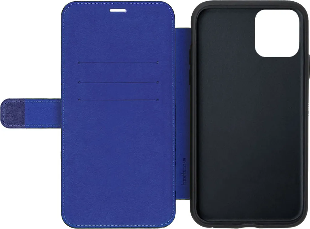 Évitez les Rayures sur iPhone 12 Pro Max avec l'Étui Booktype Bleu - 3