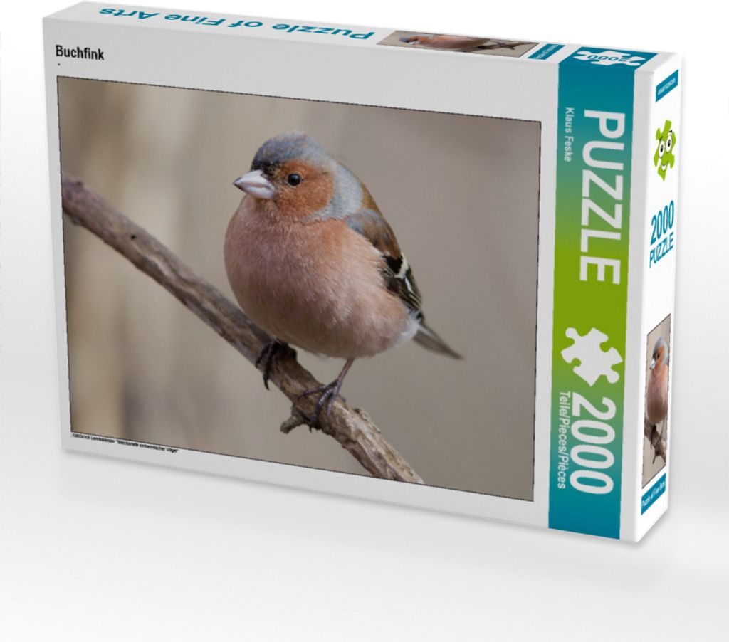 CALVENDO Puzzle Buchfink 2000 Teile Puzzle quer | 2000 Produktbild 