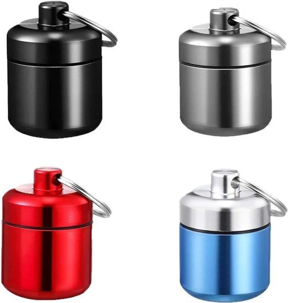 Évitez l'humidité des médicaments avec ce lot de 4 piluliers étanches