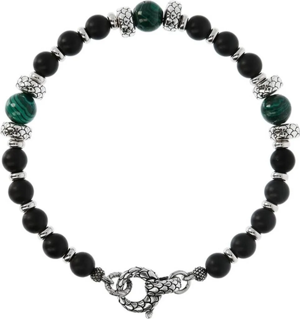 Bracelet jonc pour femme Albert M. WSOX00217.S chic en argent texturé