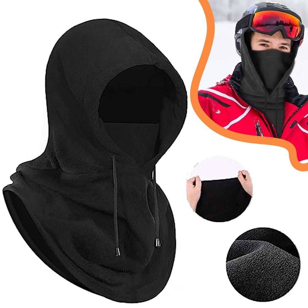 Winter Sturmhaube Fleece, Warme Skimaske, Gesichtshaube Produktbild 