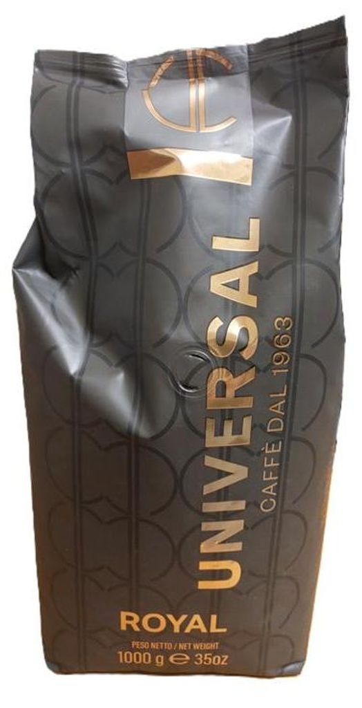 Universal Caffè Espresso Royal – 100% Arabica – Exklusive Gastro-Qualität für anspruchsvolle Genießer zu Hause – 1 kg Ganze Bohnen