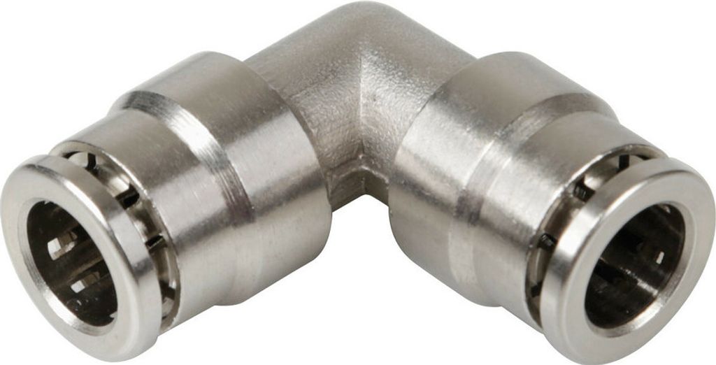 L-2, Anschluss 90° aus Metall, für Luftleitungen - Ø 8 mm