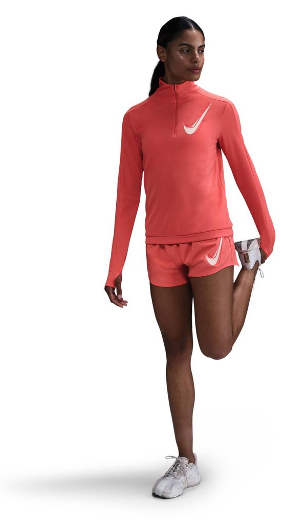 Nike NK SWOOSH HBR HZ Damen Mid Layer Lauf-Shirt mit Produktbild 