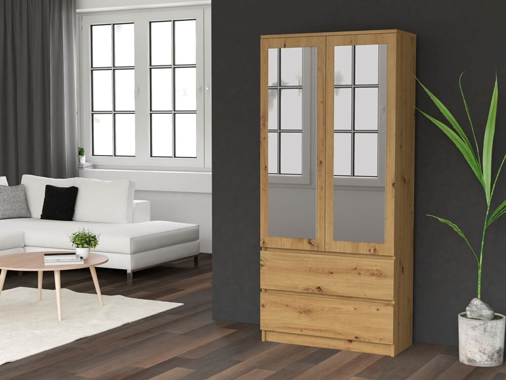 Topeshop SZAFA MALWA AN/AR L, Garderobe, 5 Regale, 2 Produktbild 8