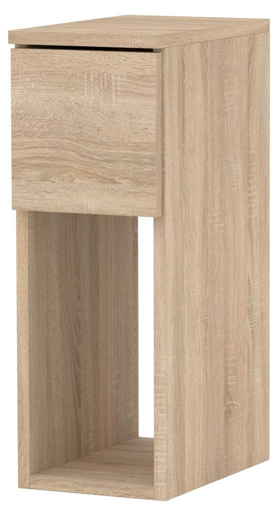 Úzky nočný stolík 20 CM, dub Sonoma / dub Sonoma Obrázok produktu 