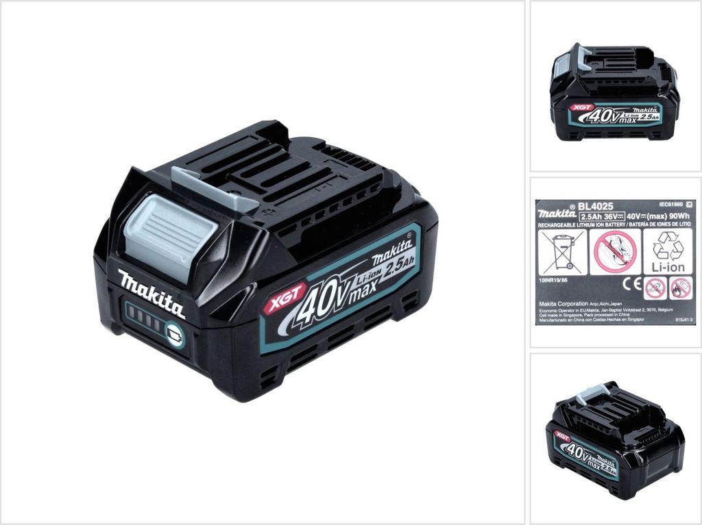 Akumulátorová Baterie 40 V 2,5 Ah Makita Xgt 191B36-3 Obrázek produktu 