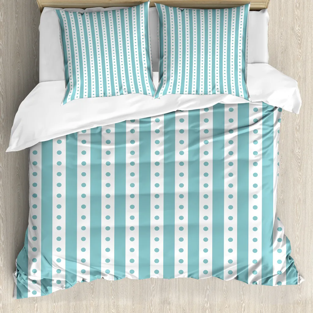 Set Copripiumino Verde Menta ABAKUHAUS 200x200 Design Retrò