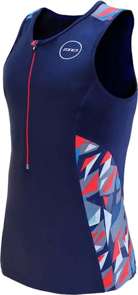 Zone3 Activate Plus Zinc Burst ärmelloses Triathlon-trikot Blau XS Herren Blau XS
