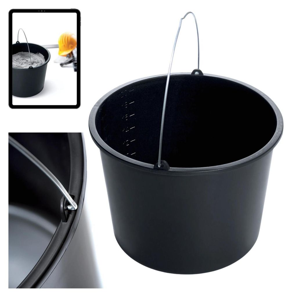 Prosperplast Eimer BUCKET 20 Liter - schwarz Produktbild 
