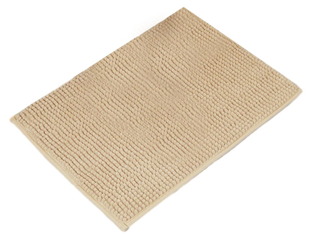 Chenille-Badematte, saugfähige Mikrofaser-Bodenmatte, waschbar, weich, schnelltrocknend, für Dusche, Waschbecken und Badewanne