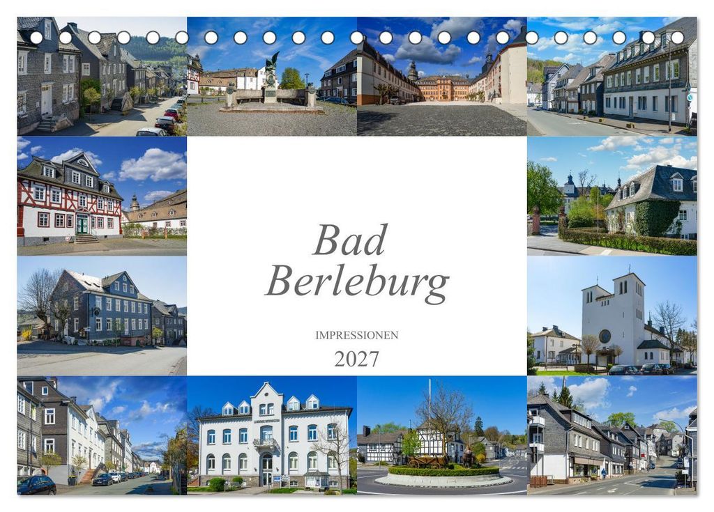 Bad Berleburg Impressionen (Tischkalender 2027 DIN A5 quer), CALVENDO Monatskalender
