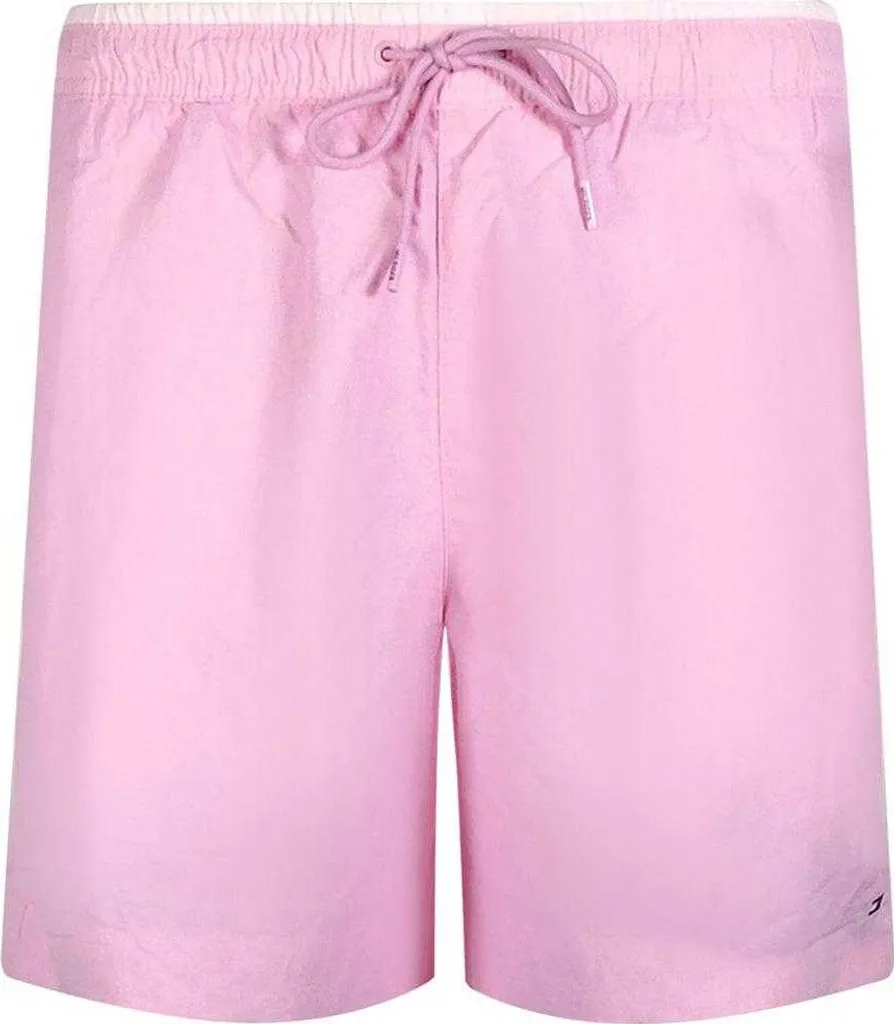 Maillot de bain homme Tommy Hilfiger rose en tissu léger séchage vite