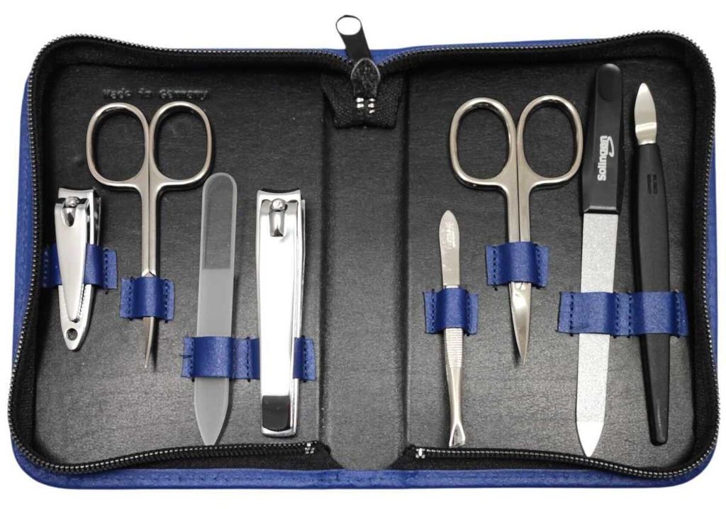 8-teiliges Maniküre-Set Echtleder Etui · Solingen Produktbild 