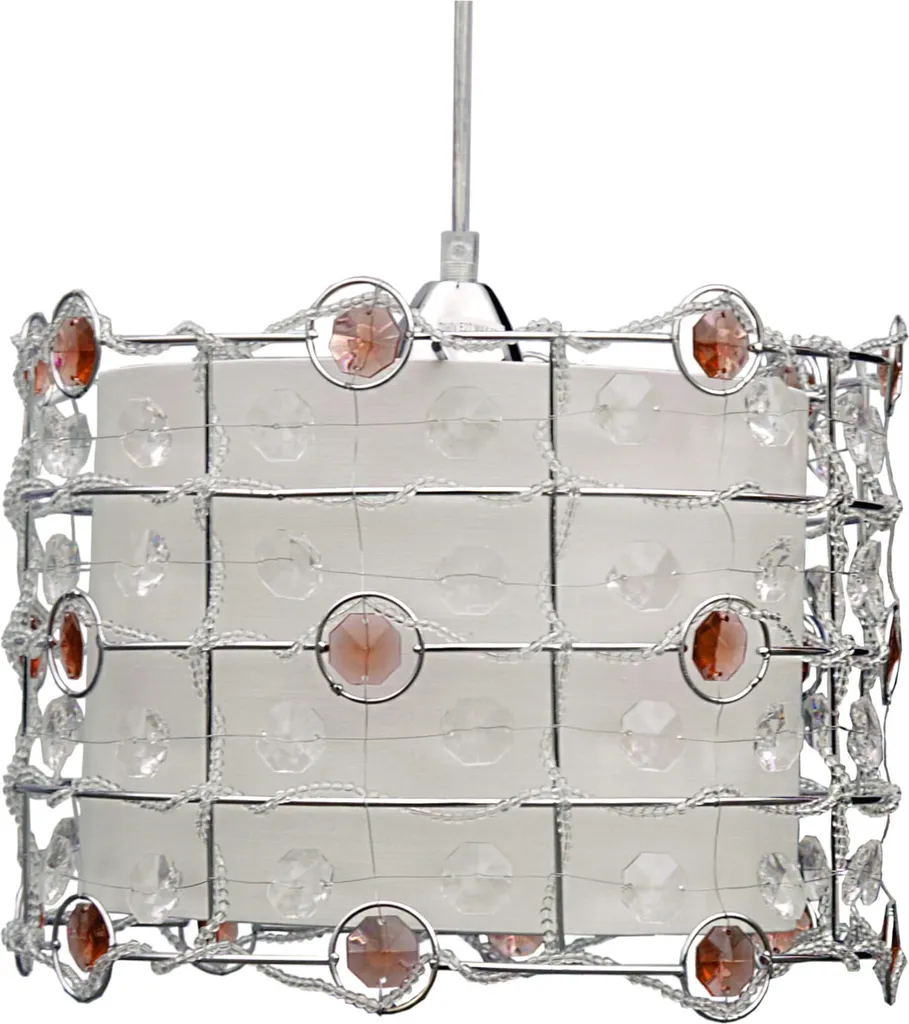 Suspension cristal chrome SENECA 31-02983 pour illuminer une pièce sombre