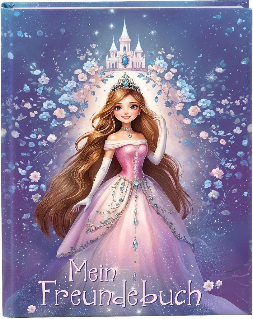 Goldbuch Freundebuch Prinzessin Sternenglanz 15x21 cm