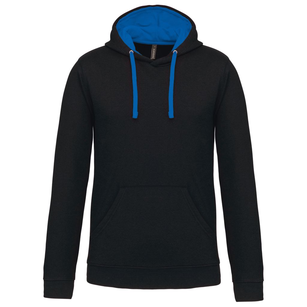 Kariban Herren-kapuzensweatshirt bicolore Immagine del prodotto 