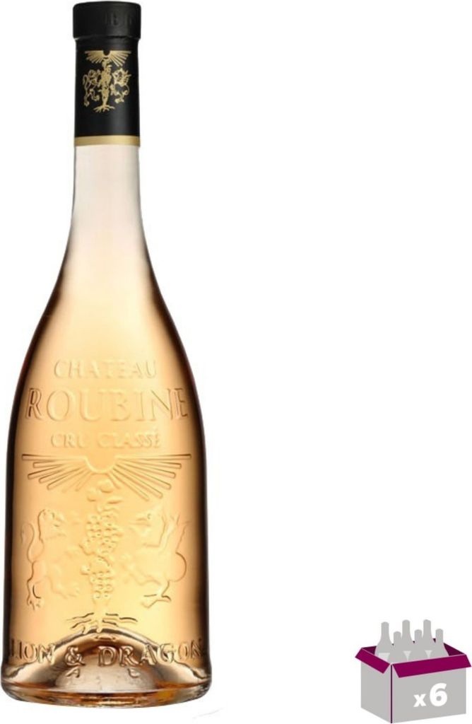 6 Ch‰teau Roubine CuvŽe Lion et Dragon RosŽ 2024 Organic - AOP C tes de Provence Cru classŽ Ð 6x75cL