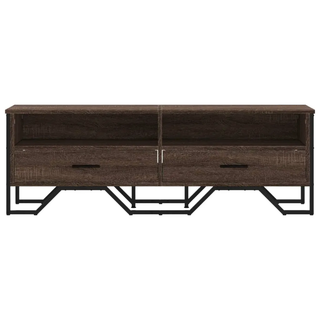 Mobile TV Gaming Rovere Marrone 122cm - Supporto Console e Media - 4