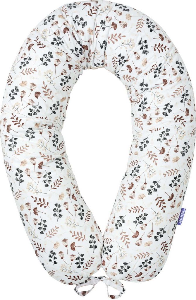 Schwangerschaftskissen [Boho Garden und Beige Samt] Produktbild 3
