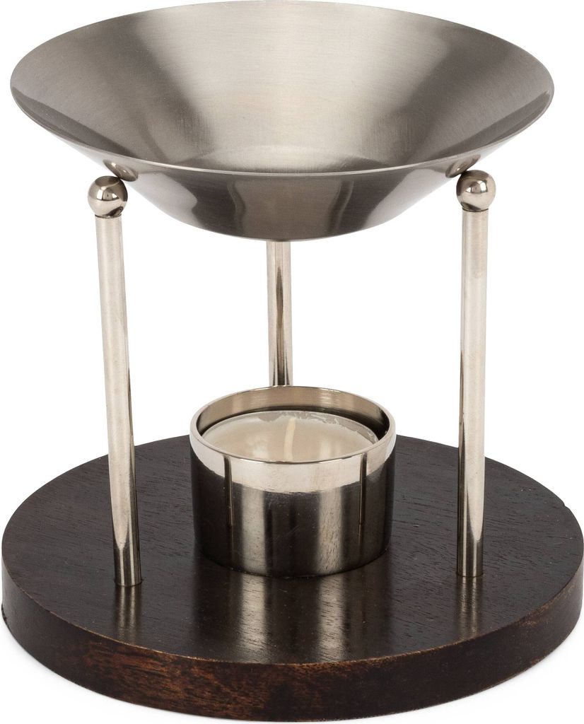 Edelstahl Duftlampe Räucherstövchen Weihrauch Duftöle Betriebsart Teelicht 2558