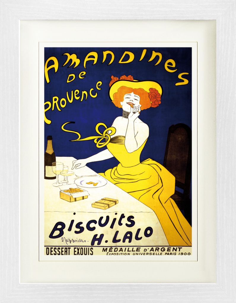 Leonetto Cappiello Gerahmtes Bild Mit Edlem Passepartout | Wand-Bilder | Im Bilderrahmen - Amandines de Provence, 1900 (40 x 30 cm)