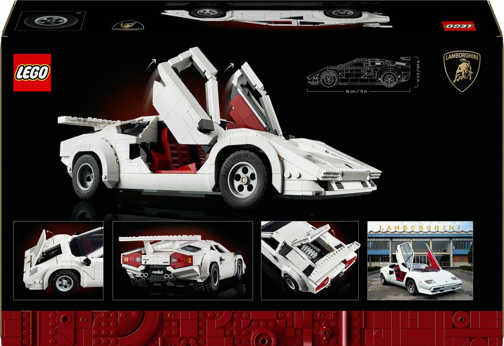 LEGO Icons Lamborghini Countach 5000 Quattrovalvole, Produktbild 