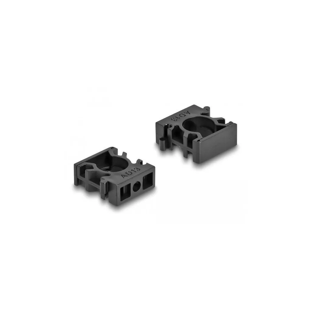 Fixez vos Gaines de Câbles 13mm avec ce Support à Clip Noir Lot de 8 - 3