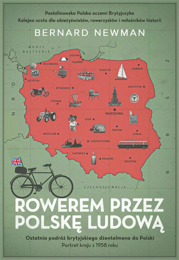 Portrait de la Pologne 1958 : livre illustré Rowerem przez Polskę Ludową
