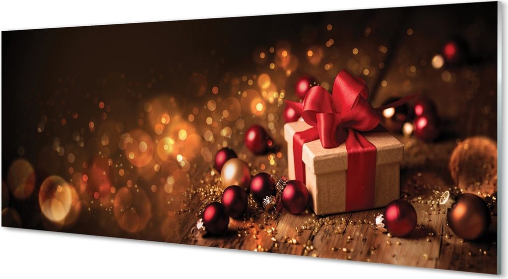 Glasbilder 125x50 Wandkunst Geschenk flitter Bretter