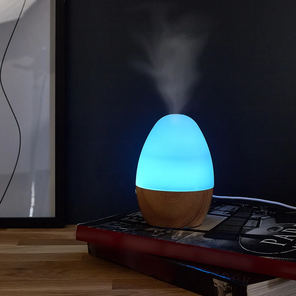 Diffuseur Led Usb 120ml - Humidificateur d'air ultrasonique compact