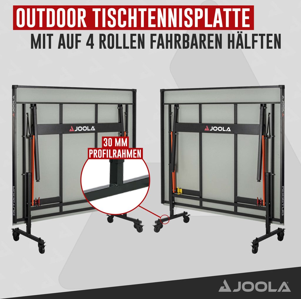 JOOLA Outdoor Tischtennisplatte K200A inkl. Abdeckhülle - Produktbild 7