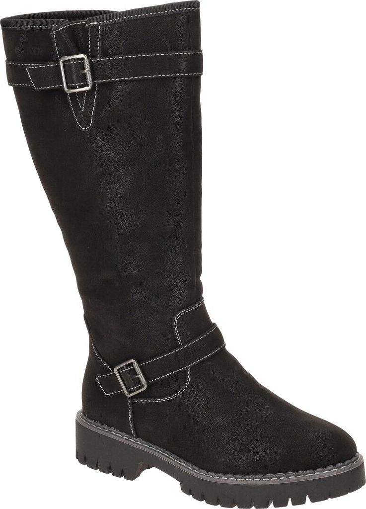 S. Oliver 26603 Damenstiefel - Winterstiefel schwarz Freizeit NEU